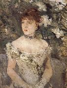 The woman dress for ball Berthe Morisot